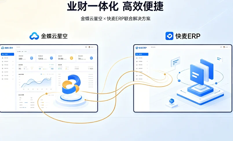快麦业务数据与金蝶财务数据连接